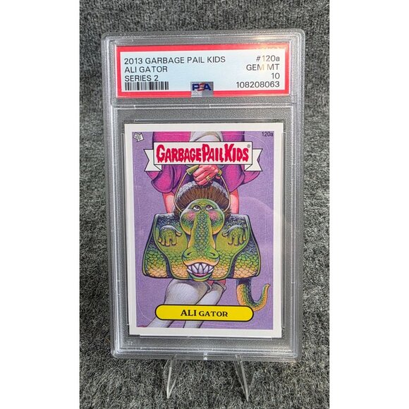 2013 Garbage Pail Kids Ali Gator 120a PSA 10 Gem Mint Series 2 Trading Card - Picture 1 of 3